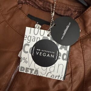 NEW Vegan Leather moto Jacket